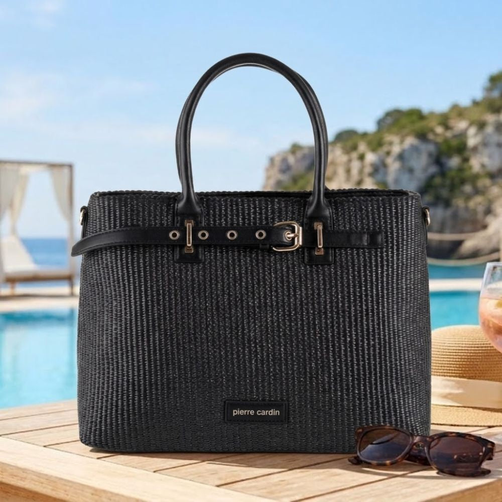 Pierre Cardin “Paglia Classica” Straw Handbag – Skai Skai