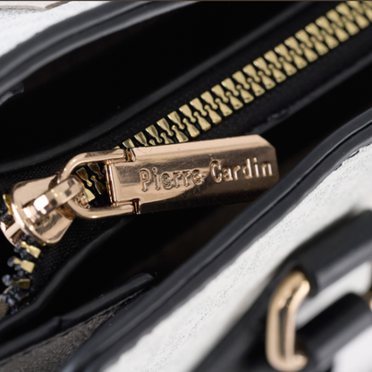 Pierre Cardin “Monogramma Tripla” Logo Shoulder Bag