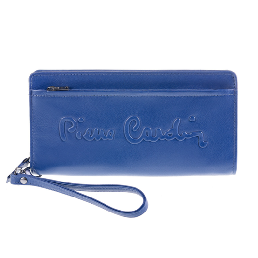 Pierre Cardin “Éliane” Leather Wallet with Wrist Strap