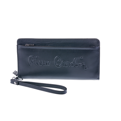 Pierre Cardin “Éliane” Leather Wallet with Wrist Strap