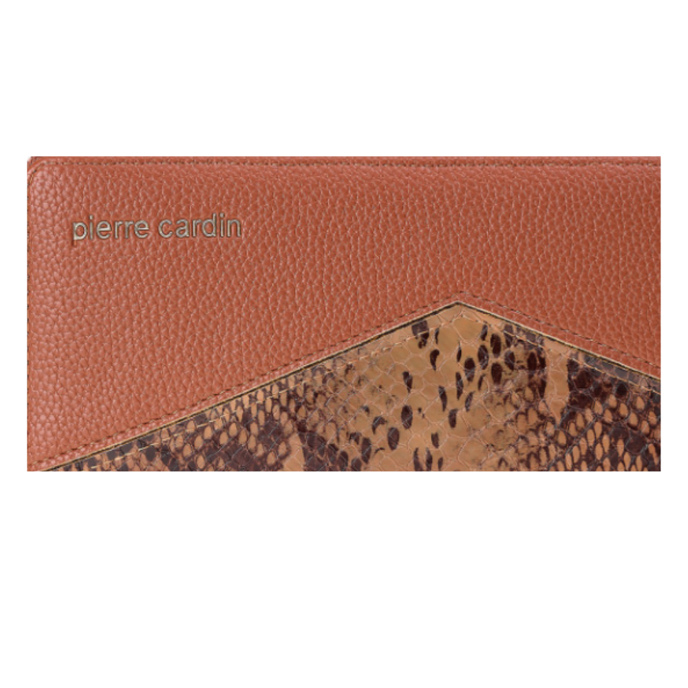 Pierre Cardin “Amélie” Double Zip Eco-Leather Purse