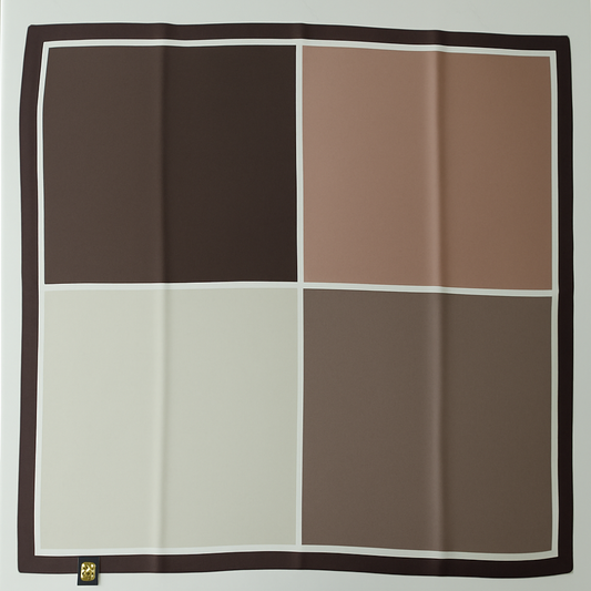 Gai Mattiolo “Color Quadra” Silk Foulard