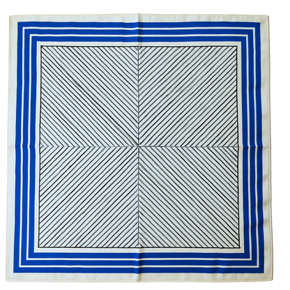 Gai Mattiolo “Linea Blu” Silk Foulard