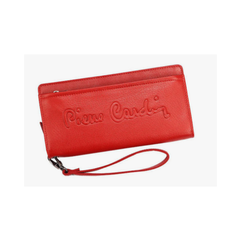 Pierre Cardin “Éliane” Leather Wallet with Wrist Strap