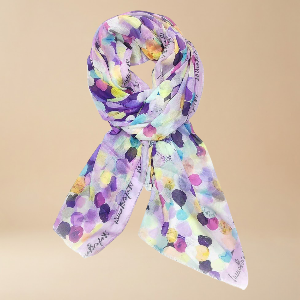 Laura Biagiotti Pois Voile Scarf