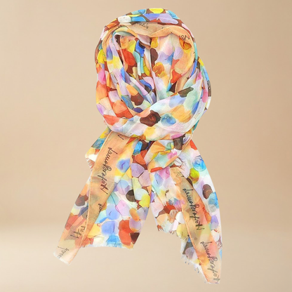 Laura Biagiotti Pois Voile Scarf
