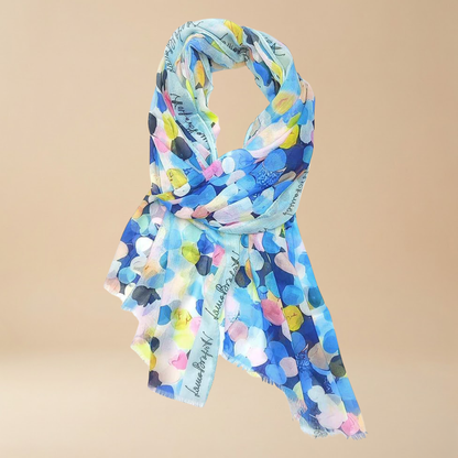 Laura Biagiotti Pois Voile Scarf