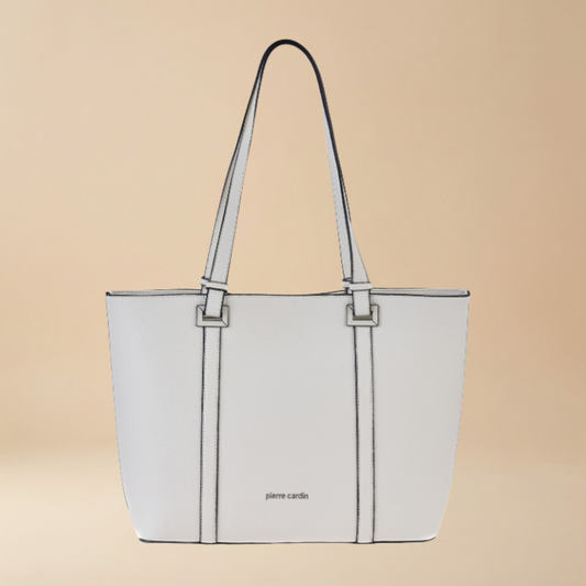 Pierre Cardin “Eleganza Pura” Eco-Leather Tote Bag