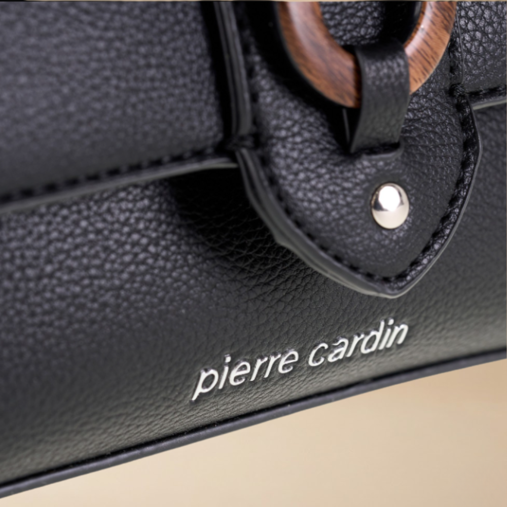 Pierre Cardin “Nodo Elegante” Eco-Leather Shoulder Bag