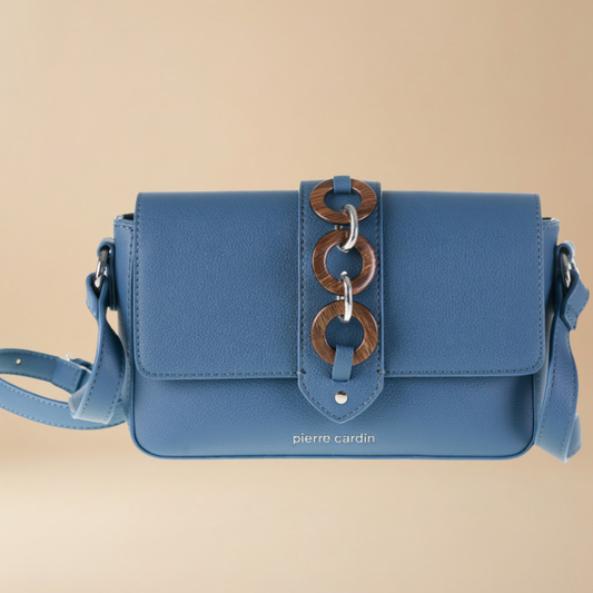 Pierre Cardin “Nodo Elegante” Eco-Leather Shoulder Bag