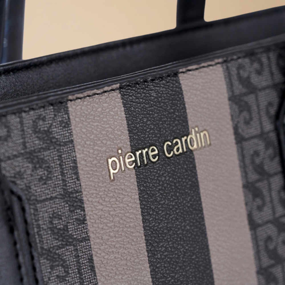 Pierre Cardin “Linea Iconica” Eco-Leather Shoulder Bag