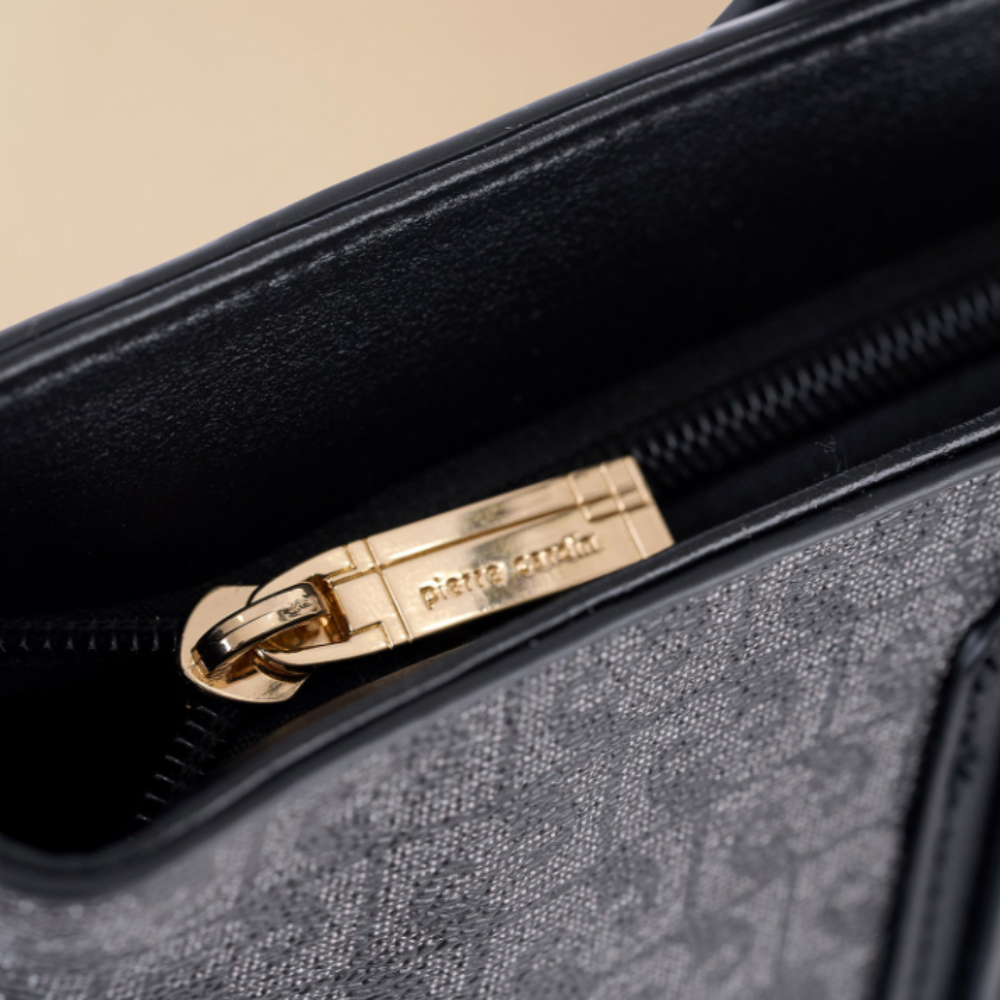 Pierre Cardin “Linea Iconica” Eco-Leather Shoulder Bag