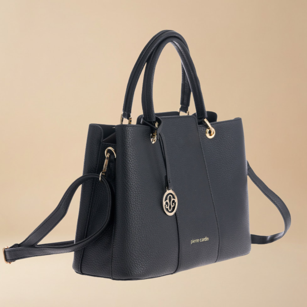 Pierre Cardin “Azure Forma” Eco-Leather Handbag