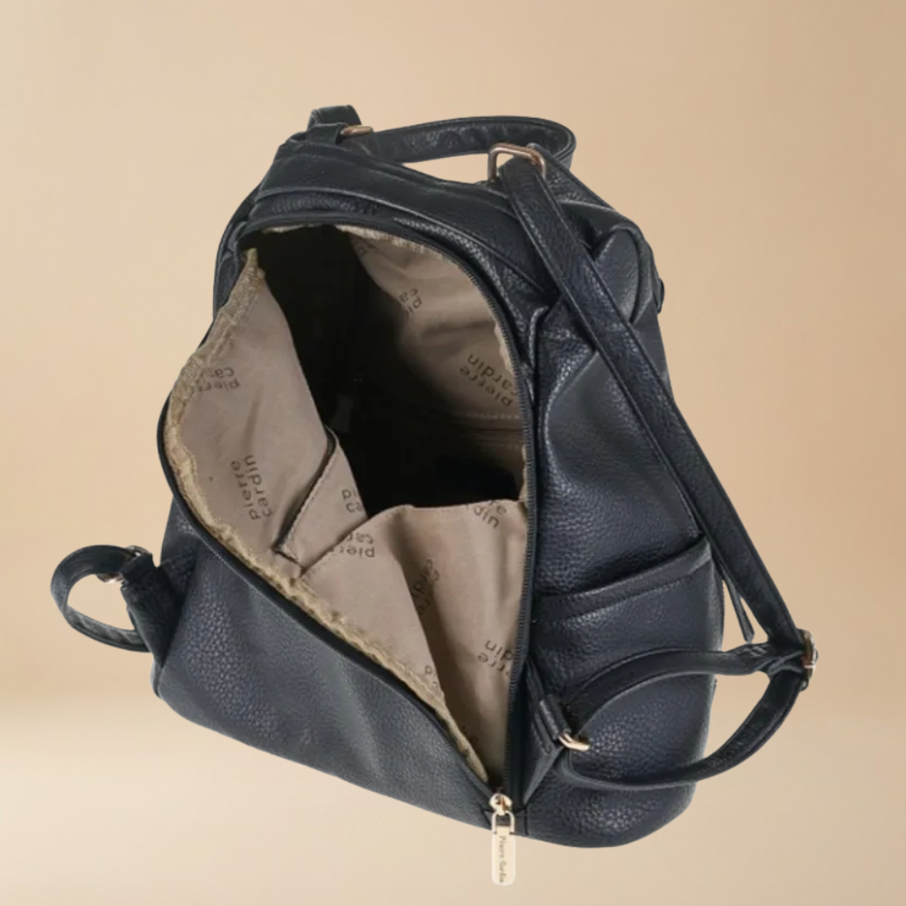 Pierre Cardin Eco-Leather Backpack with Front Pockets – Skai  display picture 2