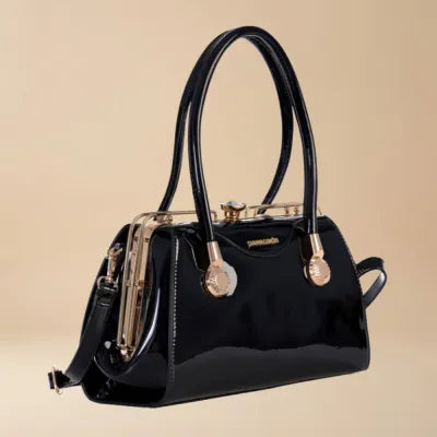 Pierre Cardin “Lumière Classique” Patent Shoulder Bag