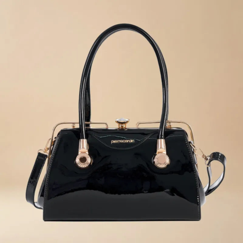 Pierre Cardin “Lumière Classique” Patent Shoulder Bag