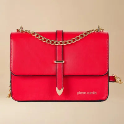 Pierre Cardin “Éclat Moderne” Eco-Leather Shoulder Bag